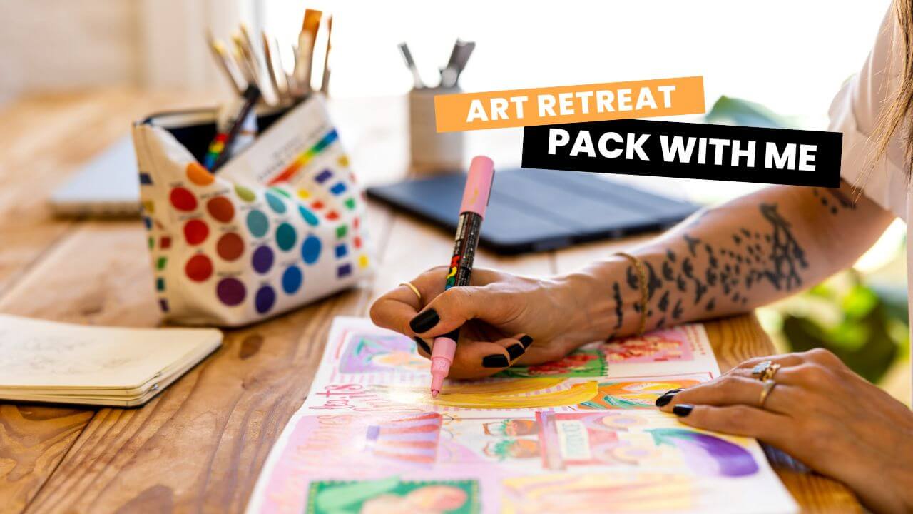 What's in my art bag for travel