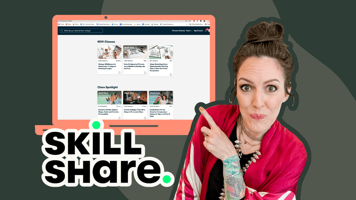 How to customize your teacher Skillshare profile
