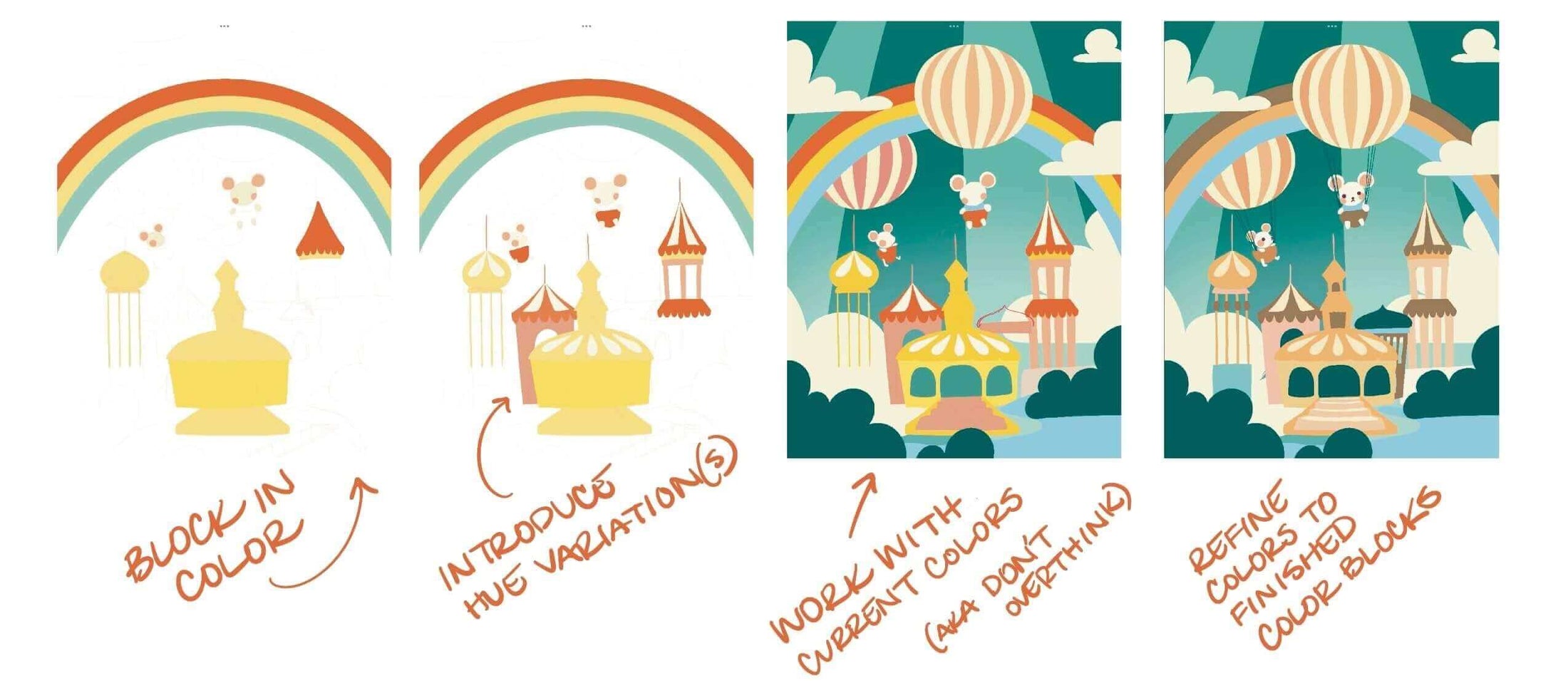 how to choose color palettes