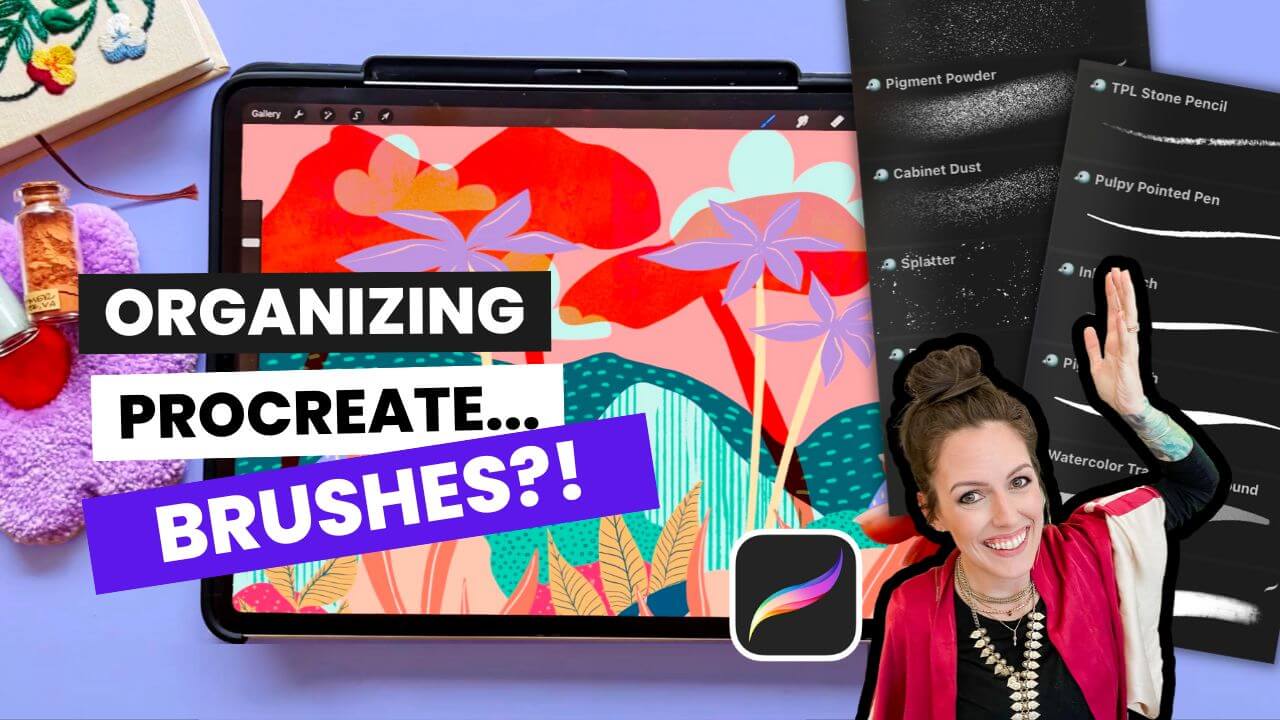 How to organize your Procreate brushes