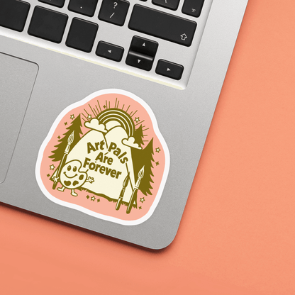 Art Pals Are Forever Sticker